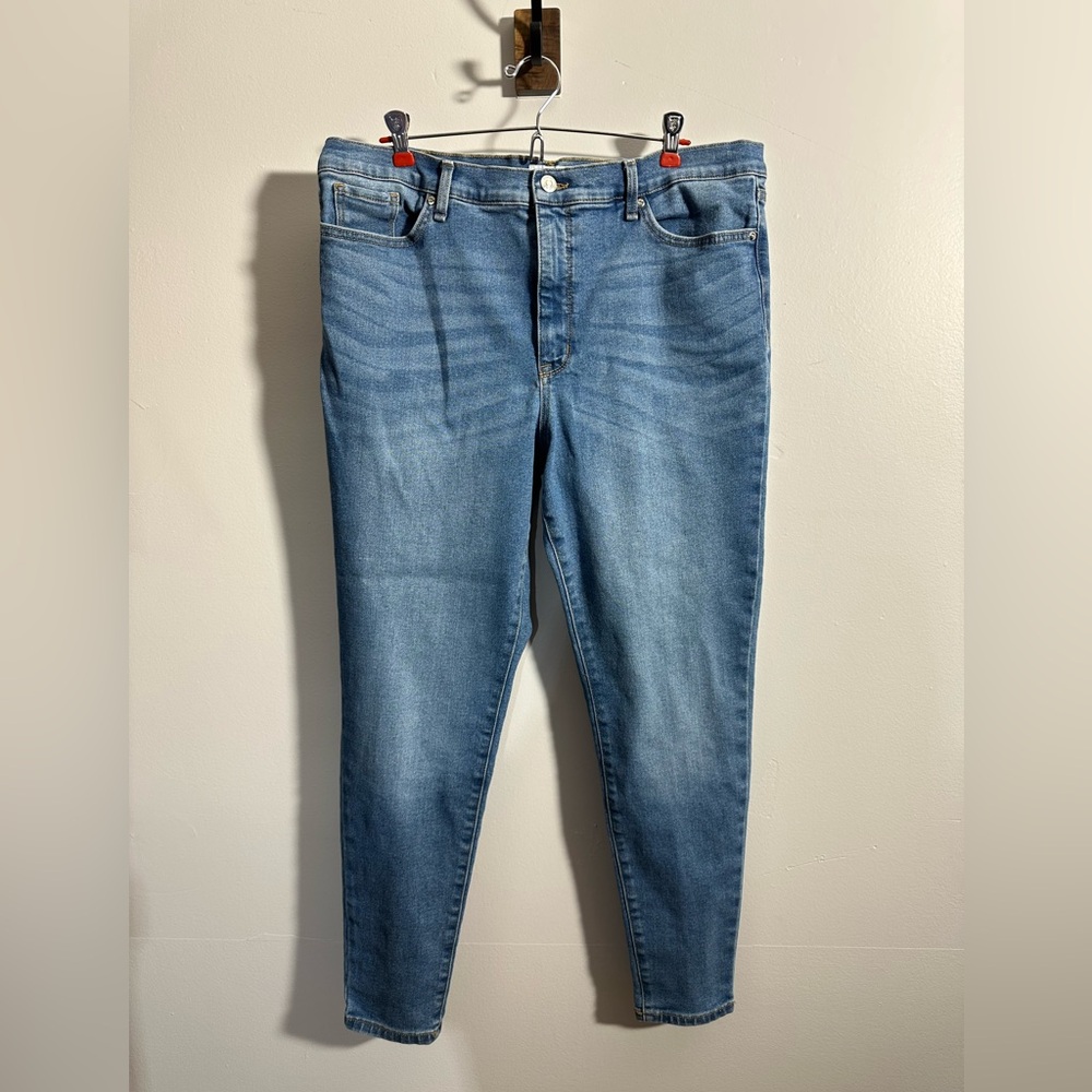 Nine West Jeans Women’s 16 High Rise Super Skinny Medium Wash Stretch